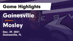 Gainesville  vs Mosley  Game Highlights - Dec. 29, 2021