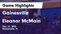 Gainesville  vs Eleanor McMain Game Highlights - Dec. 21, 2023