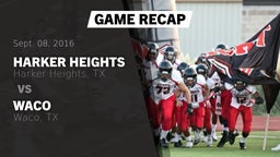 Recap: Harker Heights  vs. Waco  2016