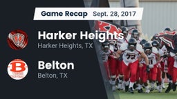 Recap: Harker Heights  vs. Belton  2017