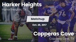 Matchup: Harker Heights High vs. Copperas Cove  2017