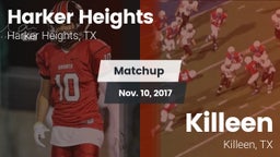 Matchup: Harker Heights High vs. Killeen  2017