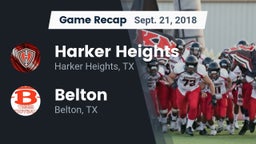 Recap: Harker Heights  vs. Belton  2018