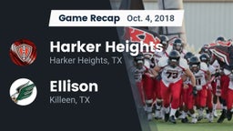 Recap: Harker Heights  vs. Ellison  2018