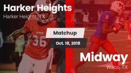 Matchup: Harker Heights High vs. Midway  2018