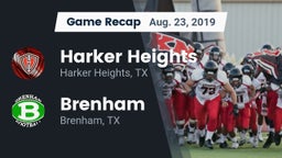 Recap: Harker Heights  vs. Brenham  2019