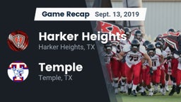 Recap: Harker Heights  vs. Temple  2019