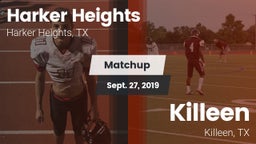 Matchup: Harker Heights High vs. Killeen  2019