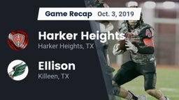 Recap: Harker Heights  vs. Ellison  2019