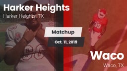 Matchup: Harker Heights High vs. Waco  2019
