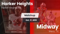 Matchup: Harker Heights High vs. Midway  2019