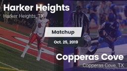 Matchup: Harker Heights High vs. Copperas Cove  2019