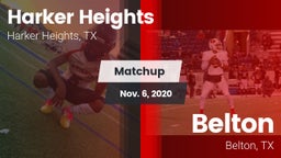 Matchup: Harker Heights High vs. Belton  2020