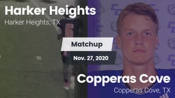 Matchup: Harker Heights High vs. Copperas Cove  2020
