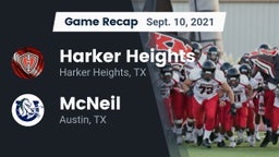 Recap: Harker Heights  vs. McNeil  2021