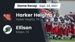 Recap: Harker Heights  vs. Ellison  2021
