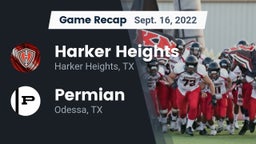Recap: Harker Heights  vs. Permian  2022