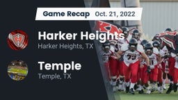Recap: Harker Heights  vs. Temple  2022