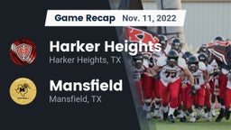 Recap: Harker Heights  vs. Mansfield  2022