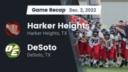 Recap: Harker Heights  vs. DeSoto  2022