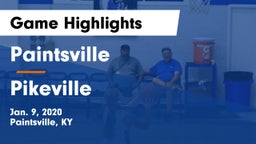 Paintsville  vs Pikeville  Game Highlights - Jan. 9, 2020