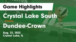 Crystal Lake South  vs Dundee-Crown  Game Highlights - Aug. 22, 2023