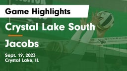 Crystal Lake South  vs Jacobs  Game Highlights - Sept. 19, 2023