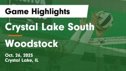 Crystal Lake South  vs Woodstock  Game Highlights - Oct. 26, 2023
