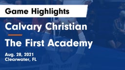 Calvary Christian  vs The First Academy Game Highlights - Aug. 28, 2021