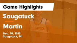 Saugatuck  vs Martin  Game Highlights - Dec. 20, 2019