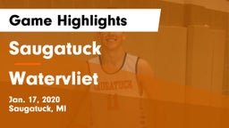 Saugatuck  vs Watervliet  Game Highlights - Jan. 17, 2020