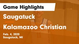 Saugatuck  vs Kalamazoo Christian  Game Highlights - Feb. 4, 2020