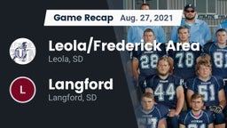 Recap: Leola/Frederick Area vs. Langford  2021