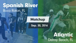 Matchup: Spanish River High vs. Atlantic  2016