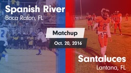 Matchup: Spanish River High vs. Santaluces  2016