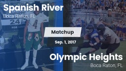 Matchup: Spanish River High vs. Olympic Heights  2017