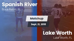 Matchup: Spanish River High vs. Lake Worth  2018