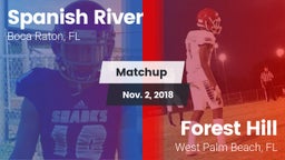 Matchup: Spanish River High vs. Forest Hill  2018