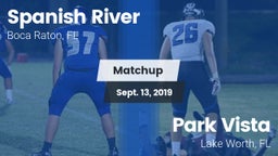Matchup: Spanish River High vs. Park Vista  2019