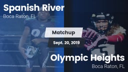 Matchup: Spanish River High vs. Olympic Heights  2019