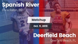 Matchup: Spanish River High vs. Deerfield Beach  2019