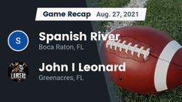 Recap: Spanish River  vs. John I Leonard  2021