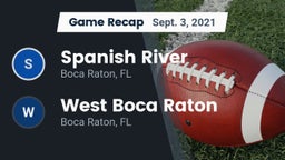 Recap: Spanish River  vs. West Boca Raton  2021