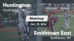 Matchup: Huntington Booster vs. Smithtown East  2016