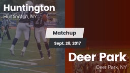 Matchup: Huntington Booster vs. Deer Park  2017