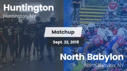 Matchup: Huntington Booster vs. North Babylon  2018
