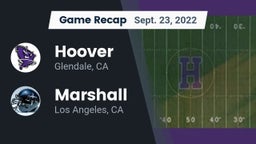 Recap: Hoover  vs. Marshall  2022