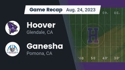 Recap: Hoover  vs. Ganesha  2023