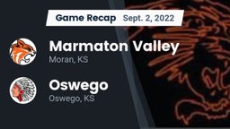Recap: Marmaton Valley  vs. Oswego  2022