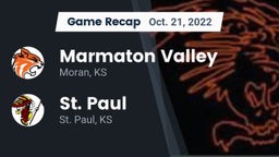 Recap: Marmaton Valley  vs. St. Paul  2022